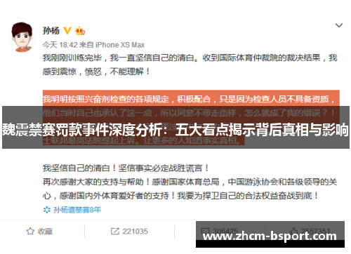 魏震禁赛罚款事件深度分析：五大看点揭示背后真相与影响